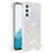 Silicone Candy Rubber TPU Bling-Bling Soft Case Cover YB3 for Samsung Galaxy Quantum4 5G Silver