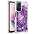 Silicone Candy Rubber TPU Bling-Bling Soft Case Cover YB3 for Xiaomi Redmi Note 12S Purple