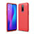 Silicone Candy Rubber TPU Line Soft Case Cover C01 for Oppo RX17 Pro Red