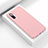 Silicone Candy Rubber TPU Line Soft Case Cover C01 for Samsung Galaxy Note 10 Pink