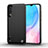 Silicone Candy Rubber TPU Line Soft Case Cover C01 for Xiaomi Mi A3 Black