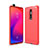 Silicone Candy Rubber TPU Line Soft Case Cover C01 for Xiaomi Redmi K20 Red