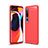 Silicone Candy Rubber TPU Line Soft Case Cover C02 for Xiaomi Mi 10 Red