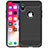 Silicone Candy Rubber TPU Line Soft Case Cover for Apple iPhone X Black