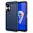 Silicone Candy Rubber TPU Line Soft Case Cover for Asus Zenfone 9 Blue