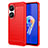 Silicone Candy Rubber TPU Line Soft Case Cover for Asus Zenfone 9 Red