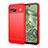 Silicone Candy Rubber TPU Line Soft Case Cover for Google Pixel 8a 5G Red