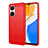 Silicone Candy Rubber TPU Line Soft Case Cover for Huawei Honor X7 Red