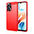 Silicone Candy Rubber TPU Line Soft Case Cover for Oppo A2x 5G Red