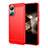 Silicone Candy Rubber TPU Line Soft Case Cover for Oppo A78 4G Red