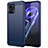 Silicone Candy Rubber TPU Line Soft Case Cover for Realme 10T 5G Blue