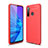 Silicone Candy Rubber TPU Line Soft Case Cover for Realme 5 Red