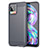 Silicone Candy Rubber TPU Line Soft Case Cover for Realme 8 Pro Gray