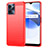 Silicone Candy Rubber TPU Line Soft Case Cover for Realme C35 Red