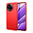 Silicone Candy Rubber TPU Line Soft Case Cover for Realme Narzo 60x 5G Red