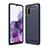 Silicone Candy Rubber TPU Line Soft Case Cover for Samsung Galaxy M02s Blue