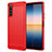 Silicone Candy Rubber TPU Line Soft Case Cover for Sony Xperia 10 V Red