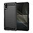 Silicone Candy Rubber TPU Line Soft Case Cover for Sony Xperia Ace II SO-41B Black