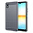 Silicone Candy Rubber TPU Line Soft Case Cover for Sony Xperia Ace III Gray