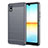 Silicone Candy Rubber TPU Line Soft Case Cover for Sony Xperia Ace III SO-53C Gray