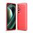 Silicone Candy Rubber TPU Line Soft Case Cover for Xiaomi Mi 10S 5G Red