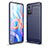 Silicone Candy Rubber TPU Line Soft Case Cover for Xiaomi Redmi Note 11 5G Blue