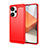 Silicone Candy Rubber TPU Line Soft Case Cover for Xiaomi Redmi Note 13 Pro+ Plus 5G Red