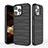Silicone Candy Rubber TPU Line Soft Case Cover KC1 for Apple iPhone 15 Pro Black