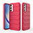 Silicone Candy Rubber TPU Line Soft Case Cover KC1 for Samsung Galaxy A34 5G Red