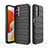 Silicone Candy Rubber TPU Line Soft Case Cover KC1 for Samsung Galaxy Jump3 5G Black