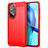 Silicone Candy Rubber TPU Line Soft Case Cover MF1 for Huawei P50 Red