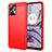 Silicone Candy Rubber TPU Line Soft Case Cover MF1 for Motorola Moto G23 Red