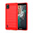 Silicone Candy Rubber TPU Line Soft Case Cover MF1 for Nokia C2 2nd Edition Red