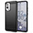 Silicone Candy Rubber TPU Line Soft Case Cover MF1 for Nokia X30 5G Black