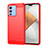 Silicone Candy Rubber TPU Line Soft Case Cover MF1 for Vivo V23 5G Red