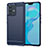 Silicone Candy Rubber TPU Line Soft Case Cover MF1 for Vivo V23 Pro 5G Blue