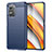 Silicone Candy Rubber TPU Line Soft Case Cover MF1 for Xiaomi Poco F3 5G Blue