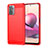 Silicone Candy Rubber TPU Line Soft Case Cover MF1 for Xiaomi Poco M5S Red