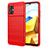 Silicone Candy Rubber TPU Line Soft Case Cover MF1 for Xiaomi Redmi 11 Prime 4G Red