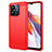 Silicone Candy Rubber TPU Line Soft Case Cover MF1 for Xiaomi Redmi 11A 4G Red