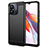Silicone Candy Rubber TPU Line Soft Case Cover MF1 for Xiaomi Redmi 12C 4G Black