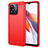 Silicone Candy Rubber TPU Line Soft Case Cover MF1 for Xiaomi Redmi 12C 4G Red