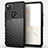 Silicone Candy Rubber TPU Line Soft Case Cover S01 for Google Pixel 4a Black