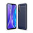 Silicone Candy Rubber TPU Line Soft Case Cover S01 for Realme X2 Blue