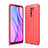 Silicone Candy Rubber TPU Line Soft Case Cover WL1 for Xiaomi Redmi 9 Prime India