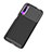 Silicone Candy Rubber TPU Twill Soft Case B02 for Huawei Y9s Black