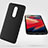 Silicone Candy Rubber TPU Twill Soft Case B02 for OnePlus 6 Black