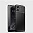 Silicone Candy Rubber TPU Twill Soft Case Cover A01 for Xiaomi Mi 8 Black