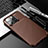 Silicone Candy Rubber TPU Twill Soft Case Cover for Apple iPhone 14 Pro Brown