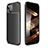 Silicone Candy Rubber TPU Twill Soft Case Cover for Apple iPhone 15 Black